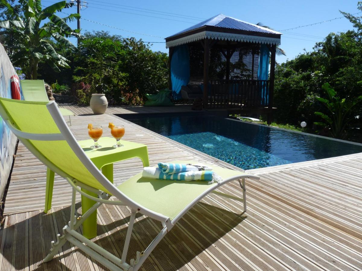 Bungalow La Tortue Bleue Bouillante Exterior foto